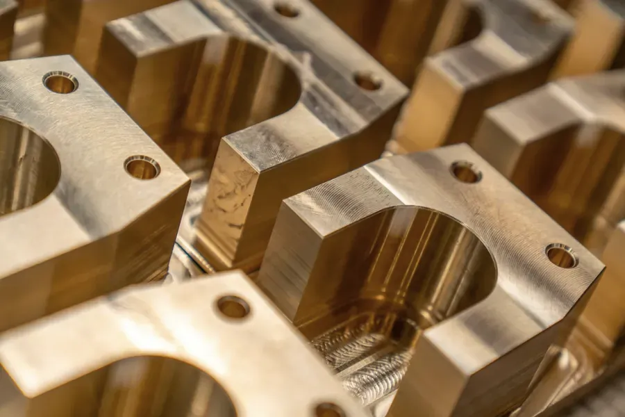 Machined metal components